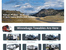 Tablet Screenshot of andersonrvcenter.com
